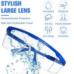 Kigeli Over Glasses Safety Goggles for Adults