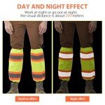 High-Visibility Yellow Reflective Safety Leg Gaiters