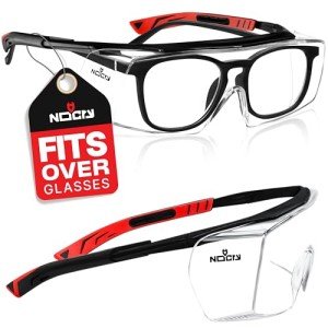 NoCry Safety Glasses for Eyeglass Wearers