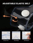 MELASA ANSI Z87.1 Safety Goggles - Lightweight & Anti-Fog
