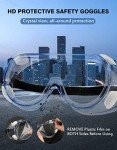 MELASA ANSI Z87.1 Safety Goggles - Lightweight & Anti-Fog