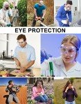 MELASA ANSI Z87.1 Safety Goggles - Lightweight & Anti-Fog