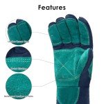 Bestarc 16" Leather MIG Welding Gloves - Heat Resistant