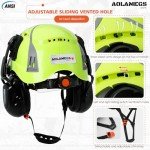 Aolamegs OSHA-Approved Hard Hat with Visor & Earmuffs