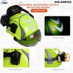 Aolamegs OSHA-Approved Hard Hat with Visor & Earmuffs