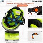 Aolamegs OSHA-Approved Hard Hat with Visor & Earmuffs