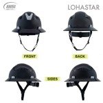 LOHASTAR Vented Full Brim Safety Hard Hat
