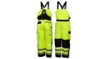 Pyramex H-Vis Winter Bib Pants - Lime Medium