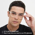 MORK&SUKY No Fog Safety Glasses for Outdoors