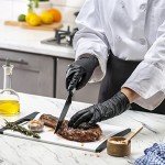 Heavy Duty Black Nitrile Gloves – 100 Count