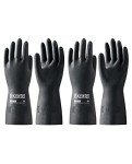 Chemical Resistant Heavy Duty Rubber Gloves - 2 Pairs