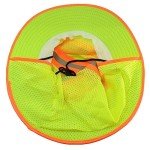 High Visibility Reflective Safety Bucket Hat with Neck Flap