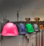 Pink OSHA Hard Hat with 6 Point Suspension