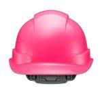 Pink OSHA Hard Hat with 6 Point Suspension