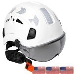 OSHA Approved Reflective Hard Hat with Visor