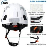 OSHA Approved Reflective Hard Hat with Visor