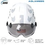 OSHA Approved Reflective Hard Hat with Visor