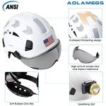 OSHA Approved Reflective Hard Hat with Visor