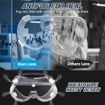 Adjustable Anti-Fog Safety Goggles for Labs