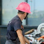 Vented Full Brim Hard Hats - OSHA Approved Pink