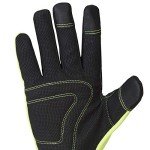 High Visibility Fleece Lined Winter Work Gloves