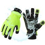 DULFINE Waterproof Winter Work Gloves for Men