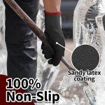 FreezeGuard Waterproof Winter Work Gloves - 2 Pairs