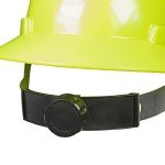 Lime Hard Hat with Adjustable Ratchet Suspension