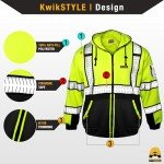 KwikSafety Hi-Vis Fleece Patrol Jacket - Small