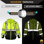 KwikSafety Hi-Vis Fleece Patrol Jacket - Small