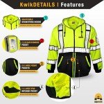 KwikSafety Hi-Vis Fleece Patrol Jacket - Small