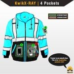 KwikSafety Hi-Vis Fleece Patrol Jacket - Small