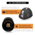 Hi-Viz Reflective Safety Hard Hat with Visor