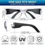 Bulk 96 Pairs Clear Safety Glasses for All