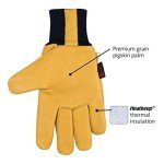Kinco Leather Ski and Work Gloves with Insulation