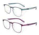 Anti-Fog Safety Glasses with UV Protection - 2 Pack