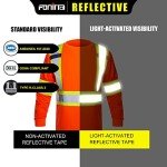 3 Pack Reflective Safety T-Shirts for Men