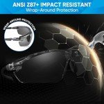 TICONN Adjustable Safety Glasses with UV Protection