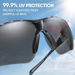 TICONN Adjustable Safety Glasses with UV Protection