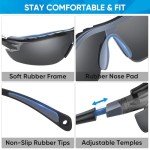TICONN Adjustable Safety Glasses with UV Protection