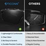 TICONN Adjustable Safety Glasses with UV Protection