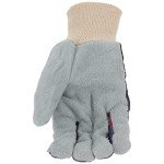 Men's Split Cowhide Leather Work Gloves - Large