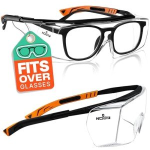 NoCry UV Protection Safety Glasses Over Eyeglasses