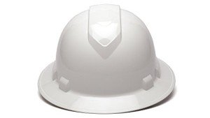 Pyramex HP54110 Ridgeline White Full Brim Hard Hat