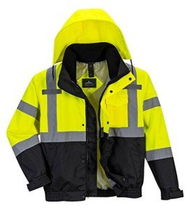 Hi-Vis Waterproof 3-in-1 Bomber Jacket for Men