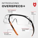 NoCry UV Protection Safety Glasses Over Eyeglasses