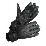 Winter Deerskin Leather Gloves for Men and Women