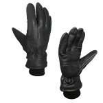 Winter Deerskin Leather Gloves for Men and Women