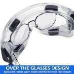 6 Pack Anti-Fog Safety Goggles for All