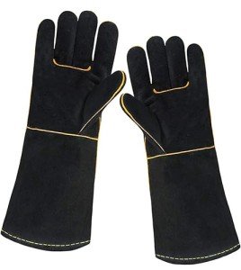 Heat Resistant Long Sleeve BBQ and Welding Gloves